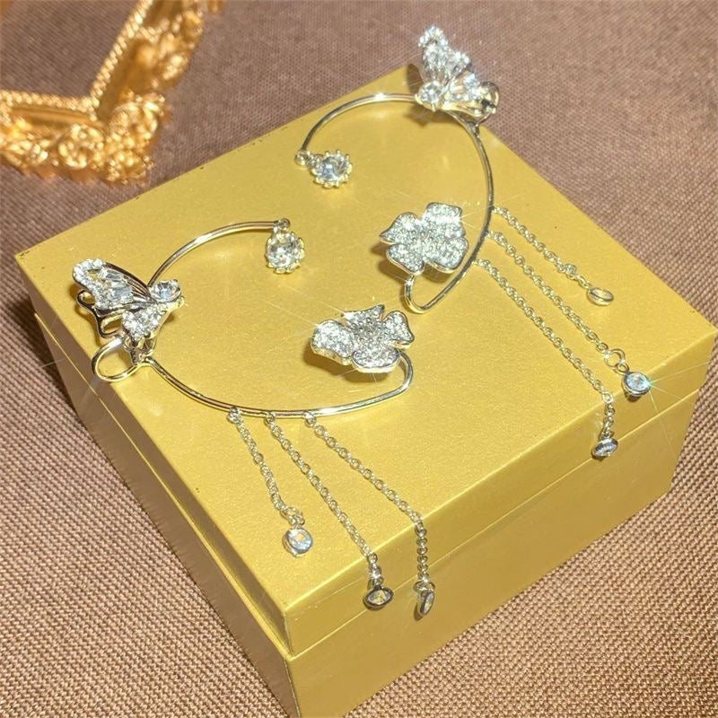 Graceful Butterfly Ear Cuffs