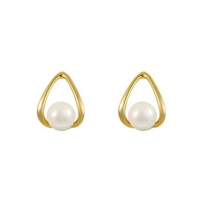 Pendientes de perla en forma de lágrima