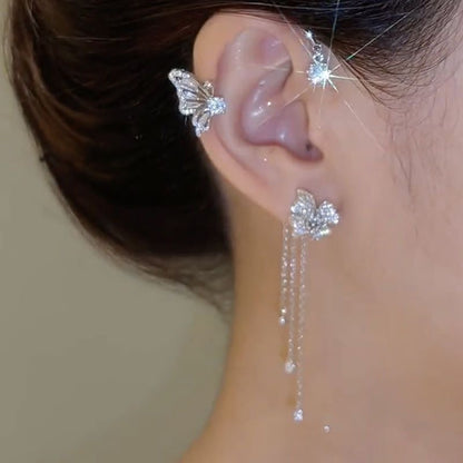 Graceful Butterfly Ear Cuffs