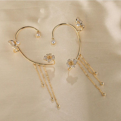 Graceful Butterfly Ear Cuffs