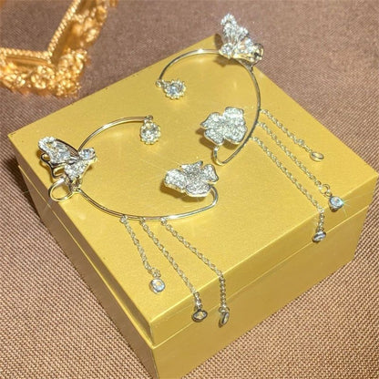 Graceful Butterfly Ear Cuffs